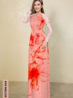 vai ao dai hoa van rat duyen cuc hot 1569227