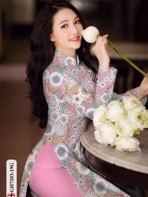 vai ao dai hoa van rat duyen dang hot 203799