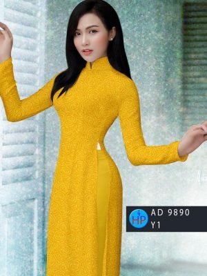 vai ao dai hoa van rat re long lanh 202676