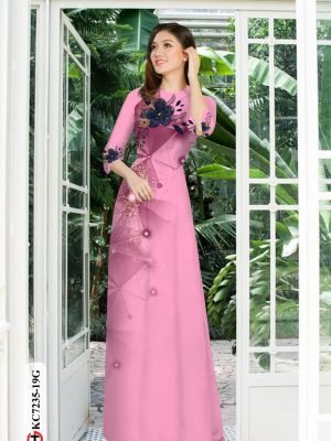 vai ao dai hoa van re gia tot 147169