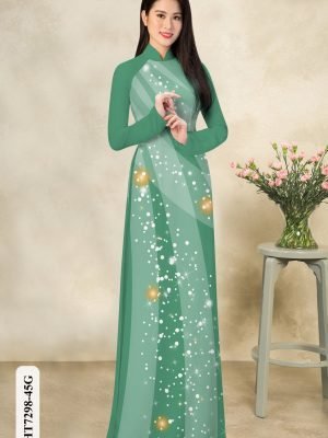 vai ao dai hoa van re long lanh 1247257