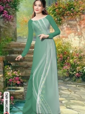 vai ao dai hoa van ton dang ngoc cuc dep 50327