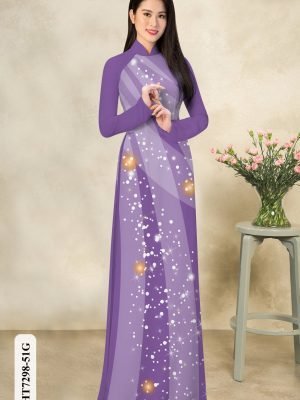 vai ao dai hoa van ton dang ngoc phong cach 1347278