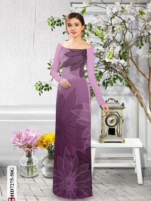 vai ao dai in hinh la doc dao dang hot 1136254