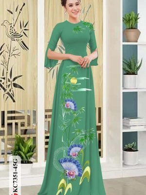 vai ao dai phong canh duyen dang phong cach 110683