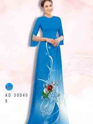 vai ao dai giang sinh duyen dang long lanh 909100