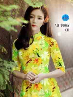 vai ao dai hinh la rat duyen thanh lich 105999