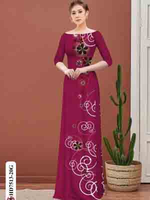 vai ao dai hoa 3d dang ngoc vua ra 917296