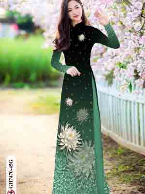 vai ao dai hoa cuc re phong cach 35448