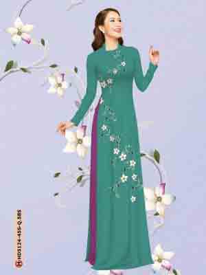 vai ao dai hoa day co truyen dang hot 1403141