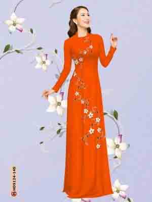 vai ao dai hoa day gia re doc dao 1603269