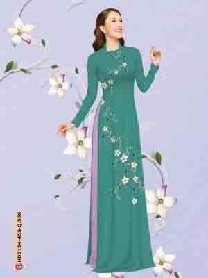 vai ao dai hoa day vai ao dai my my cuc hot 40353