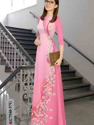 vai ao dai hoa dep shop my my cuc dep 032184