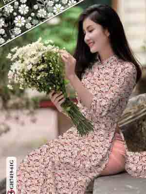 vai ao dai hoa deu co truyen long lanh 153739