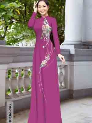 vai ao dai hoa hong dang ngoc cuc hot 341259