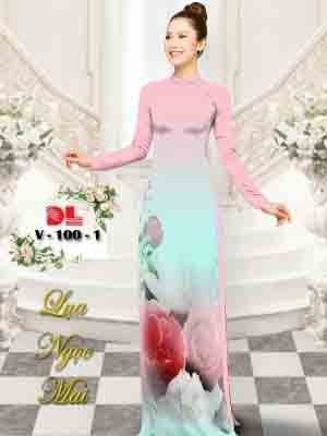 vai ao dai hoa hong vai ao dai my my doc dao 1468187