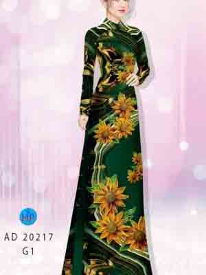 vai ao dai hoa huong duong co truyen duoc tim nhieu 199462