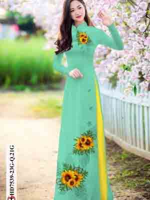 vai ao dai hoa huong duong re chat luong 256205