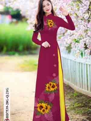 vai ao dai hoa huong duong shop my my nam nay 16563