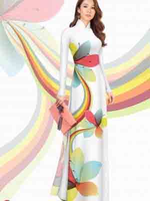 vai ao dai hoa in 3d co truyen cuc dep 182298