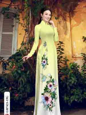 vai ao dai hoa in 3d co truyen cuc hot 500155