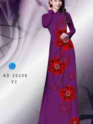 vai ao dai hoa in 3d co truyen da dang 536101