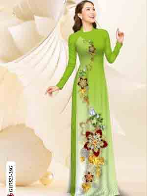 vai ao dai hoa in 3d co truyen dang hot 149569