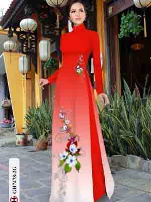 vai ao dai hoa in 3d co truyen long lanh 971187