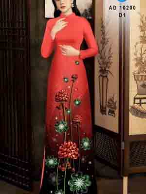 vai ao dai hoa in 3d co truyen phong cach 59136