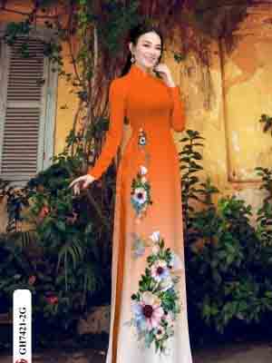 vai ao dai hoa in 3d co truyen rat dep 100092