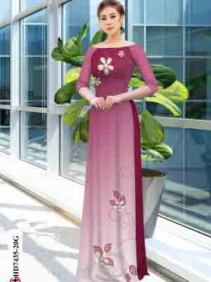 vai ao dai hoa in 3d co truyen vua ra 759283