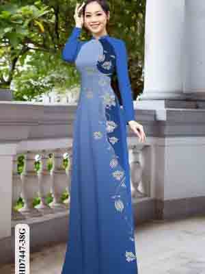 vai ao dai hoa in 3d dang ngoc cuc hot 514281