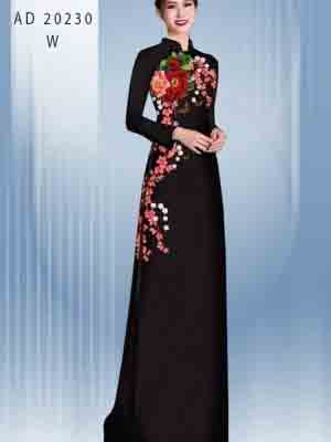 vai ao dai hoa in 3d dang ngoc nam nay 77619