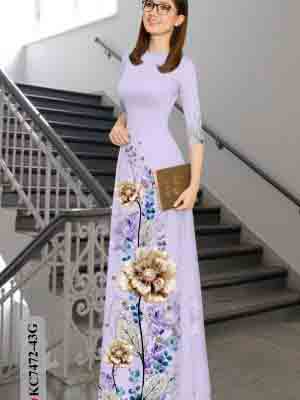 vai ao dai hoa in 3d dang ngoc thanh lich 221278