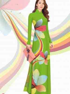 vai ao dai hoa in 3d doc dao mau moi 722245