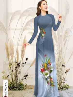 vai ao dai hoa in 3d duyen dang nam nay 1666101