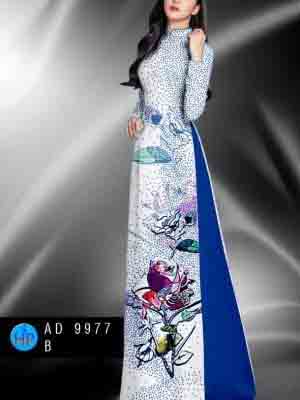 vai ao dai hoa in 3d duyen dang phong cach 567236