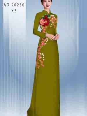 vai ao dai hoa in 3d gia re chat luong 1476224