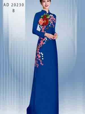 vai ao dai hoa in 3d gia re dep 176107