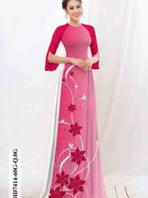 vai ao dai hoa in 3d gia re duoc chon nhieu 118142