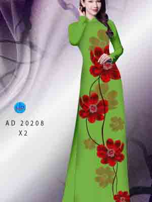 vai ao dai hoa in 3d gia re phong cach 183686