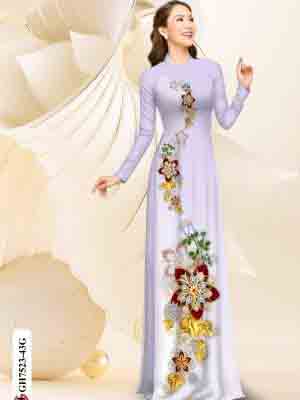 vai ao dai hoa in 3d gia re rat dep 2095116