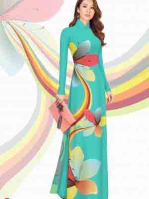 vai ao dai hoa in 3d rat duyen chat luong 102246