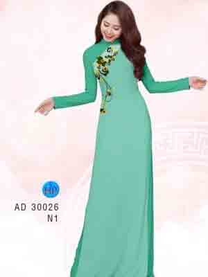 vai ao dai hoa in 3d rat duyen cuc dep 200151