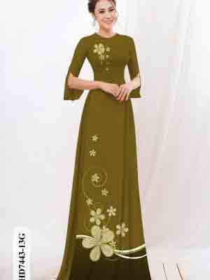 vai ao dai hoa in 3d rat duyen cuc hot 822221