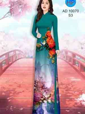 vai ao dai hoa in 3d rat re cuc dep 105986