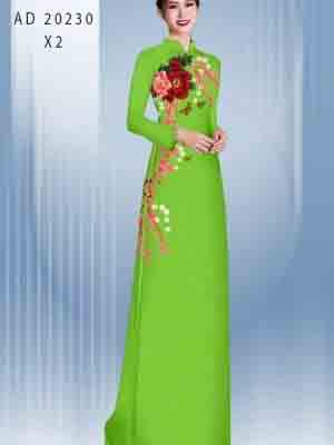 vai ao dai hoa in 3d rat re da dang 976231