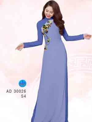 vai ao dai hoa in 3d rat re doc dao 701211