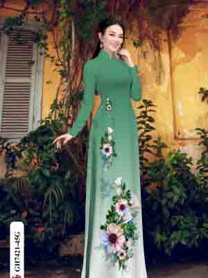 vai ao dai hoa in 3d rat re mau moi 500227