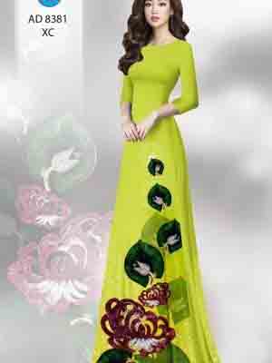 vai ao dai hoa in 3d re chat luong 13913